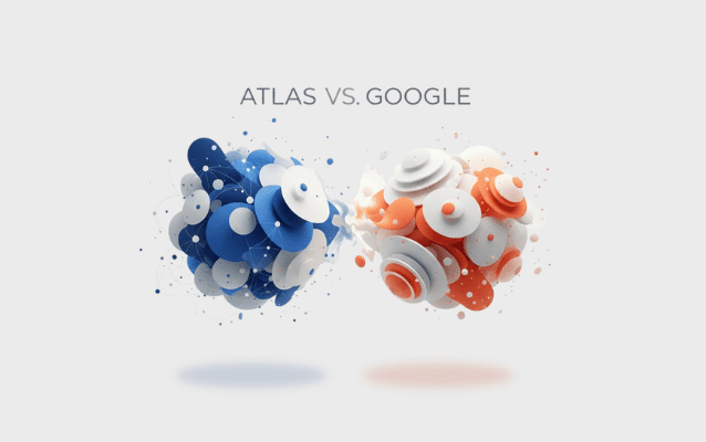 desafío Atlas ChatGPT a Google abstracto
